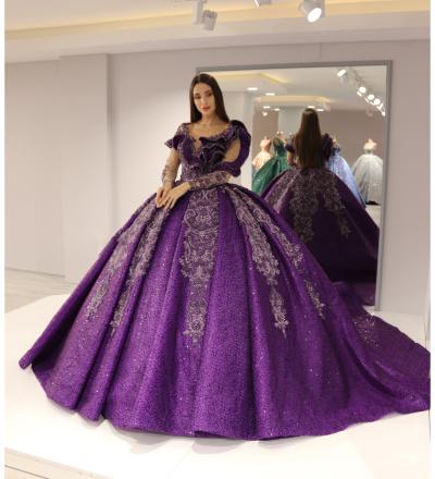 Yuvarlak Yaka Uzun Kollu Nişanlık